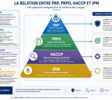 La relation entre PRP, PRPO, HACCP et IPM